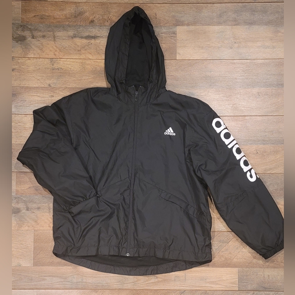 Adidas Prime Green Track Jacket with Pockets and Hood